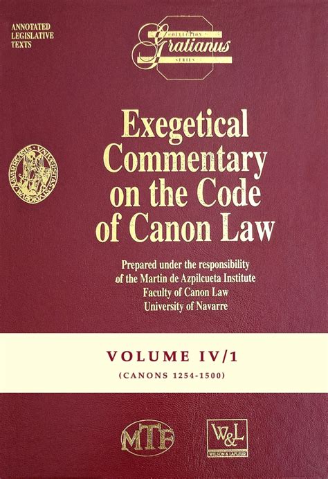 6 La bondad y el amor me seguirn. . Commentary on the code of canon law 1983 pdf